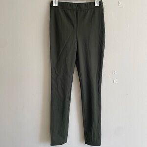 Theory Dark Green Skinny Pants 2 Leggins